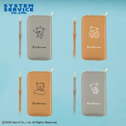 リラックマ Rilakkuma Style クリア窓付きウォレットショルダー